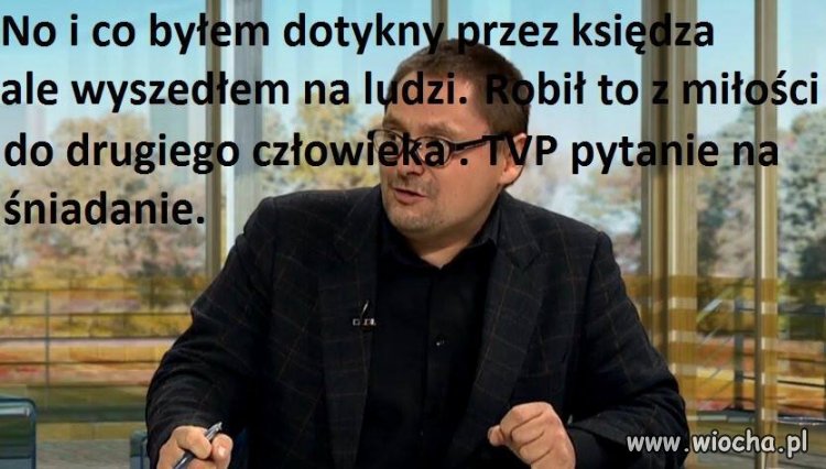 Przez doope ten ksiądz