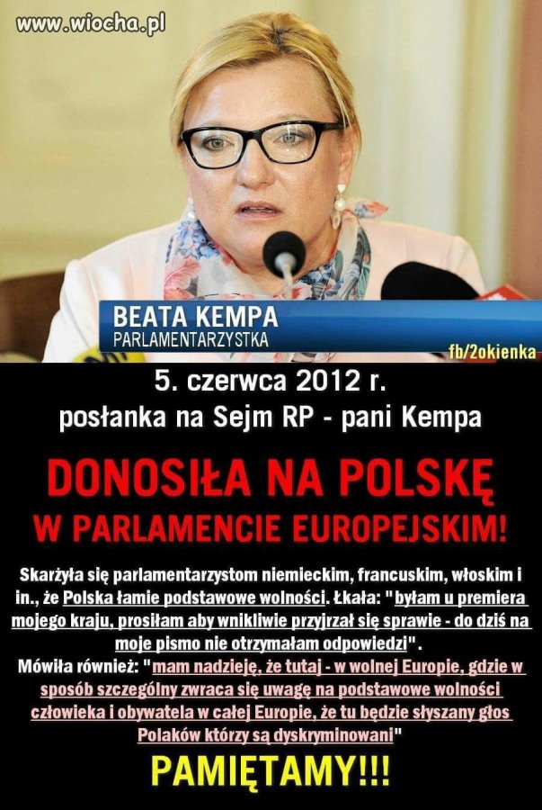 Co niektórzy maja krótka pamięć 
