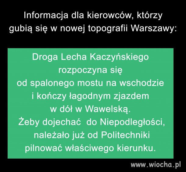 Info dla kierowców