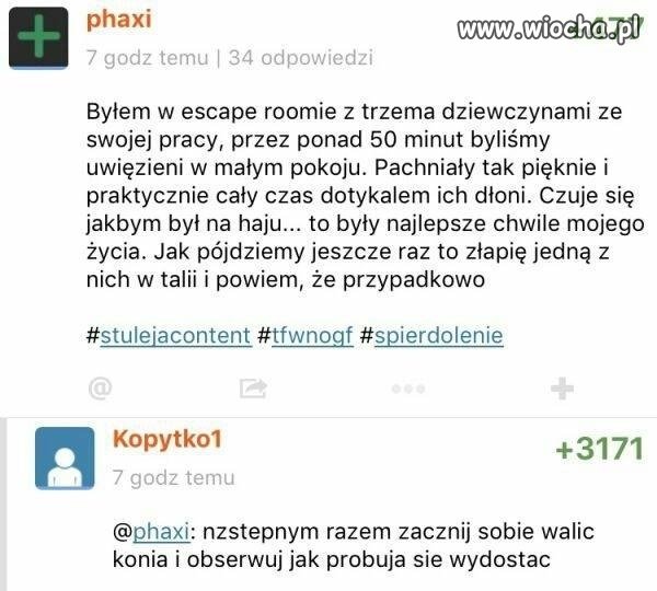 Wtedy Escape Room przejdą w dwie sekundy