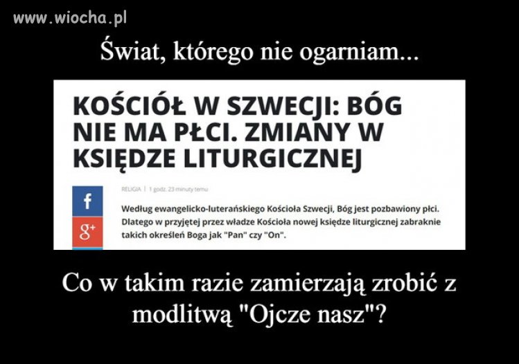 Tymczasem w "postępowej" Szwecji