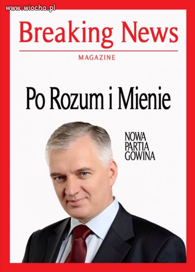 Nowa partia Pana Gowina