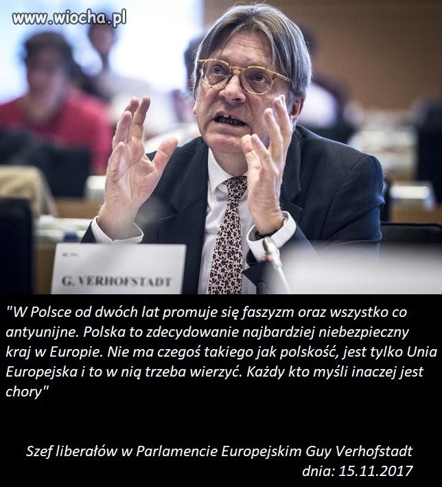 Ciekawe co na to jego lekarz psychiatra?