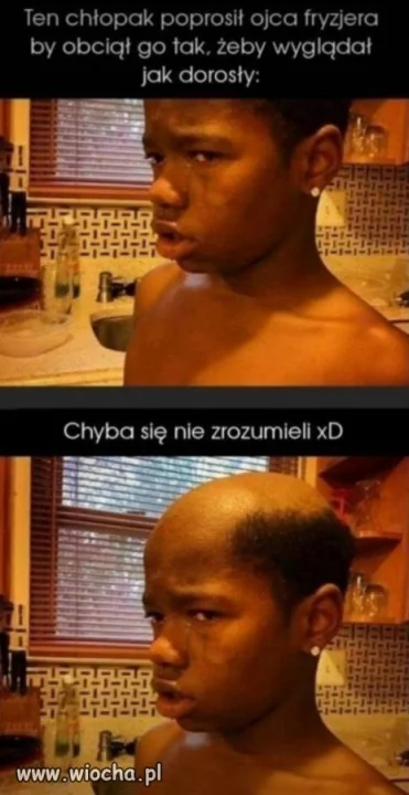 Ojciec, fryzjer i śmieszek w jednym