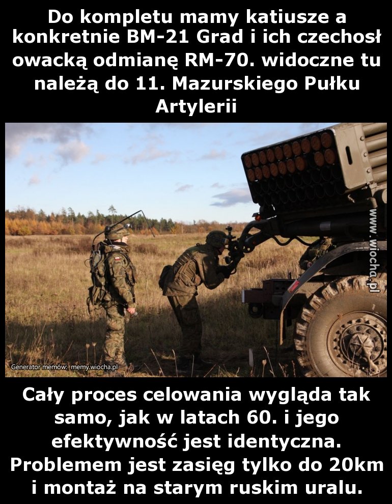 Do pokazania ze złomowiska mamy artylerie rakietową