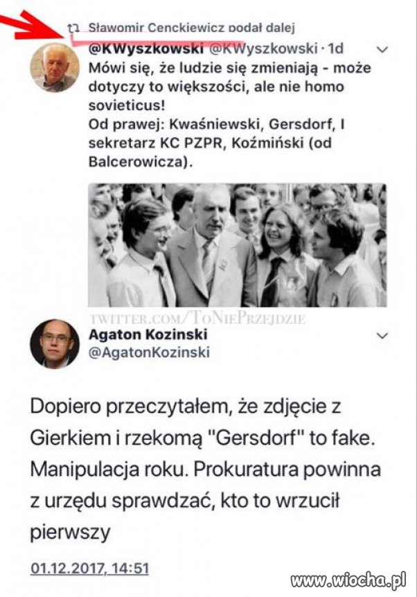 Cenckiewicz przywalił niezłą kiszkę 