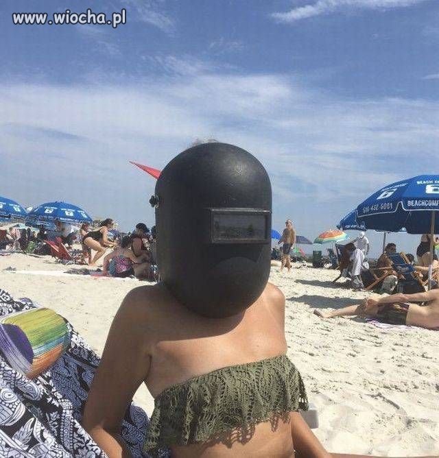Środki ochrony na plaży.