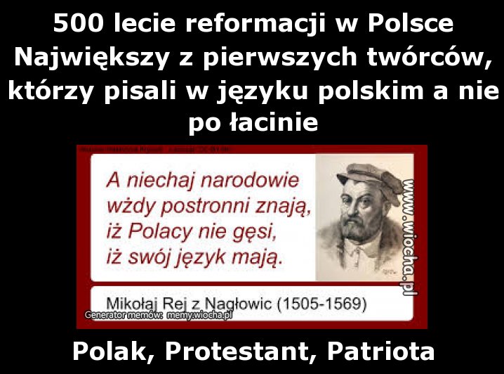 500 lecie reformacji w Polsce