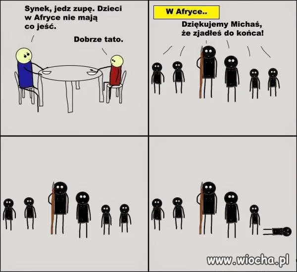 Zjadanie całego obiadu