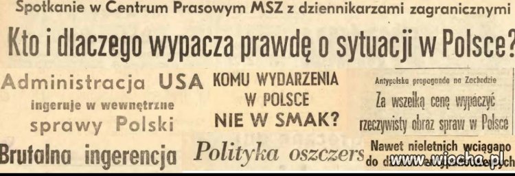 Rząd odpowiada zachodnim reakcjonistą