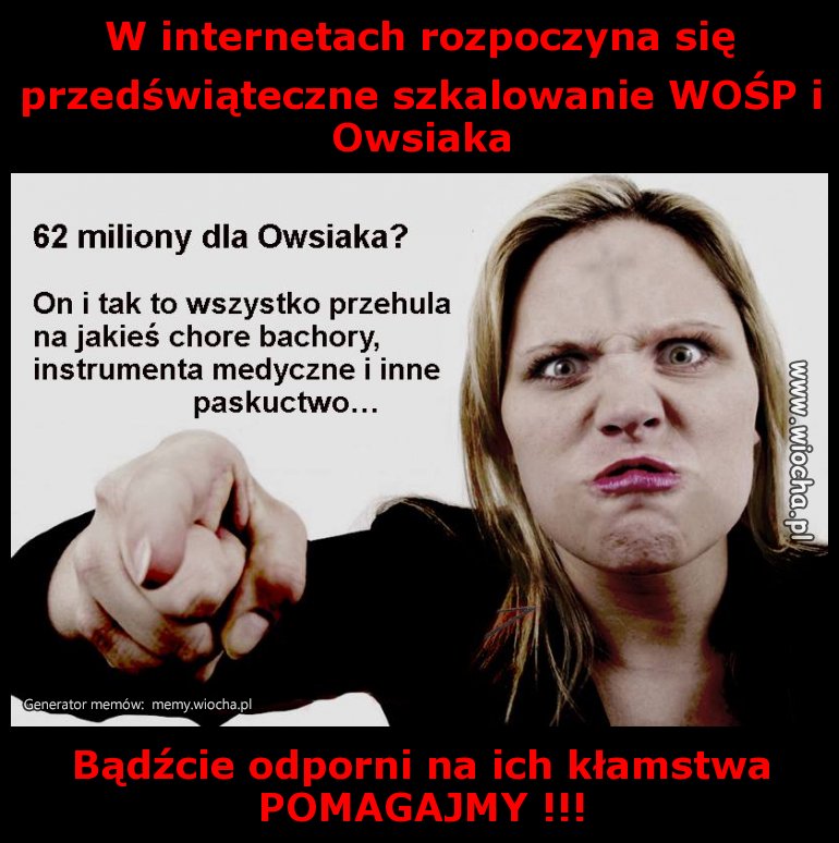 Rozpoczyna się przedświąteczne szkalowanie