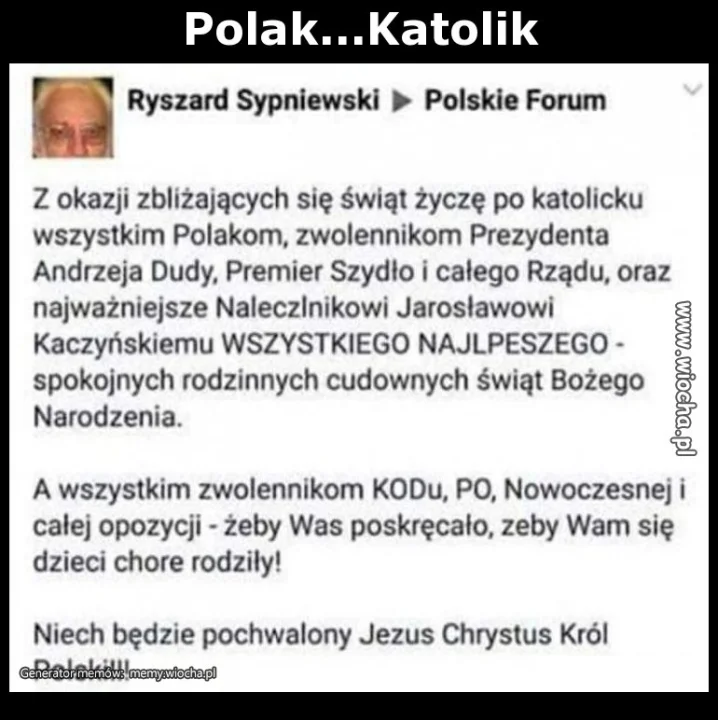 Polak...Katolik