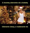 Choinka vs kobieta