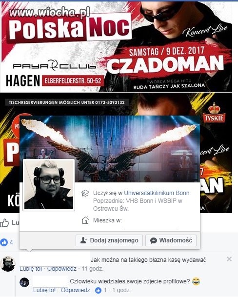 Komentarz na fb 