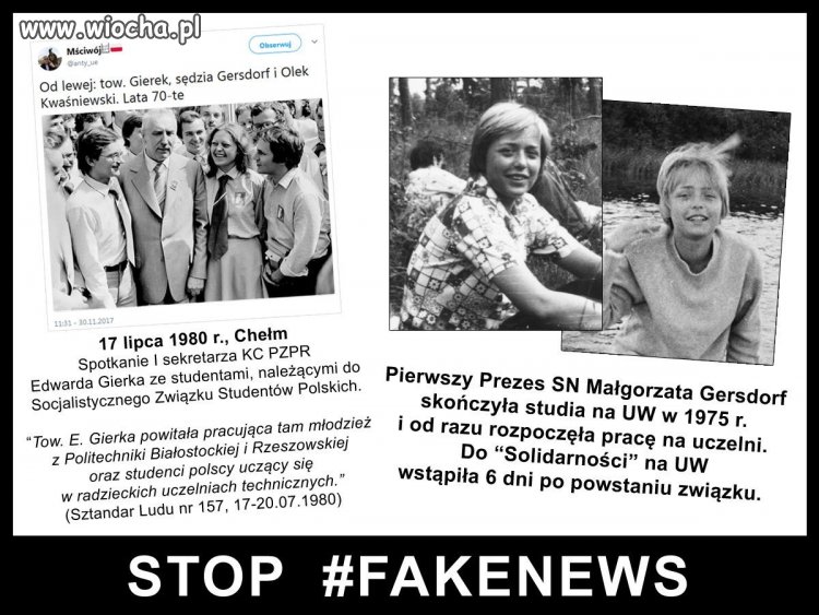 Z cyklu pisowskie fakenewsy