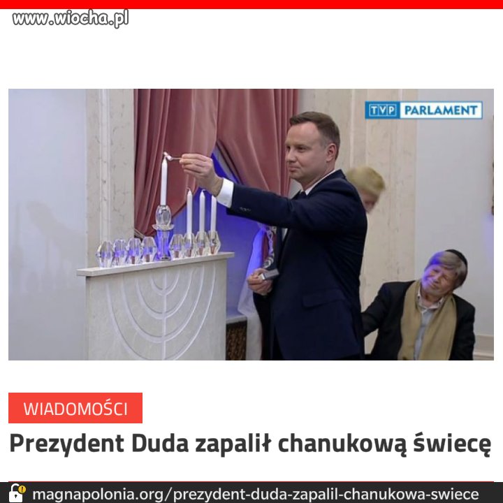 Święto Chanuka w Pałacu Prezydenckim