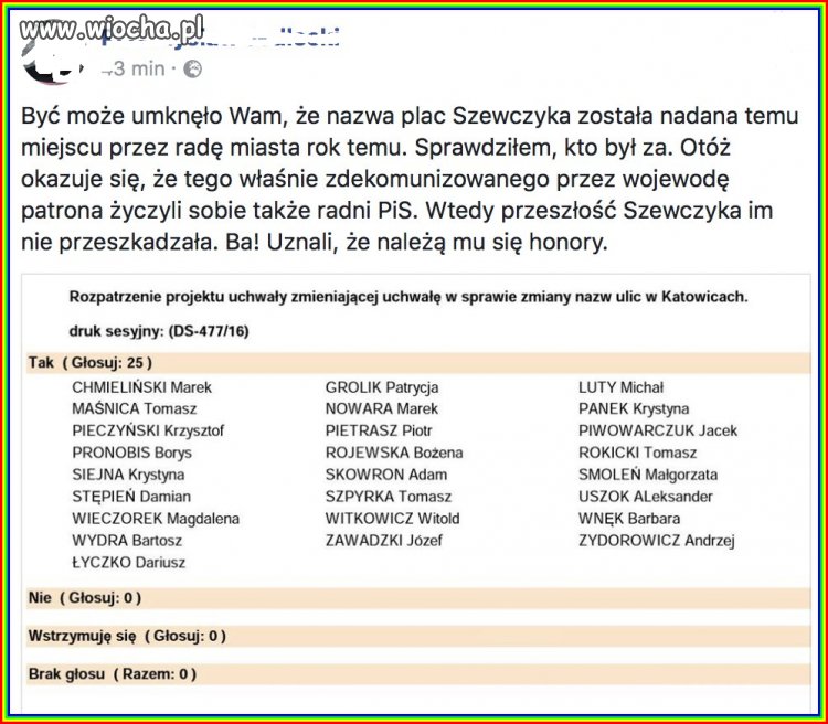 Ale to było wtedy