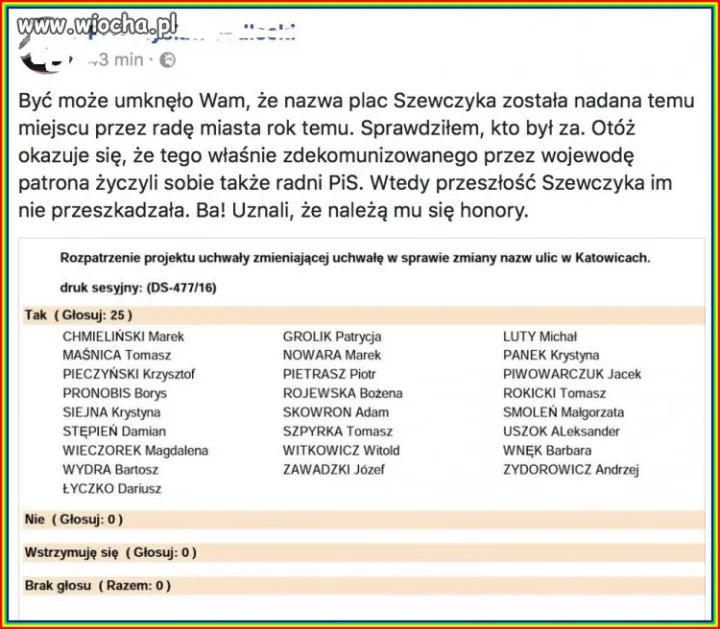 Ale to było wtedy