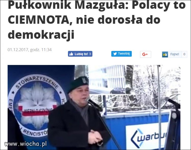 Opinia pułkownika Mazguły