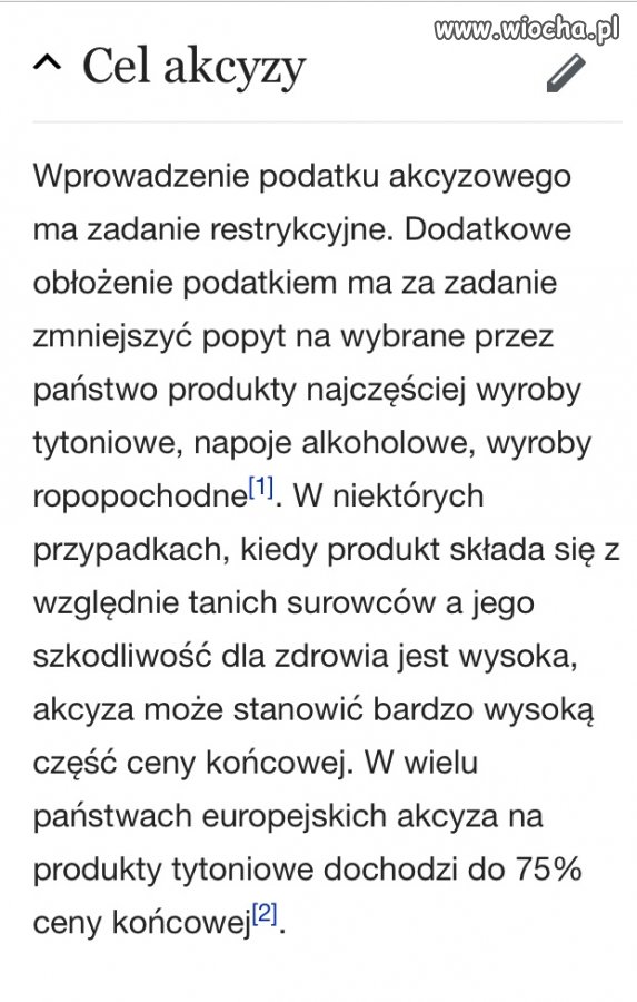 Skoro ten podatek jest po to by ludzie mniej pili
