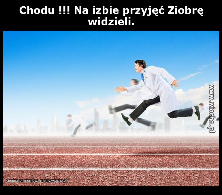 Chodu !!! Na izbie przyjęć Ziobrę widzieli.