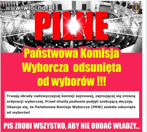 Będą jeszcze wybory?