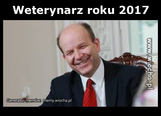 Weterynarz roku 2017