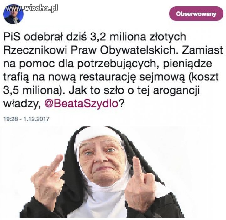Specjalnie dla profesor Pawłowicz 