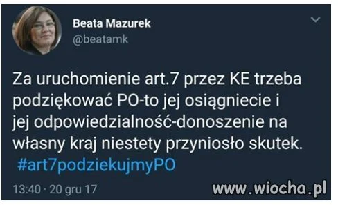 A czemu nie mówią,że to