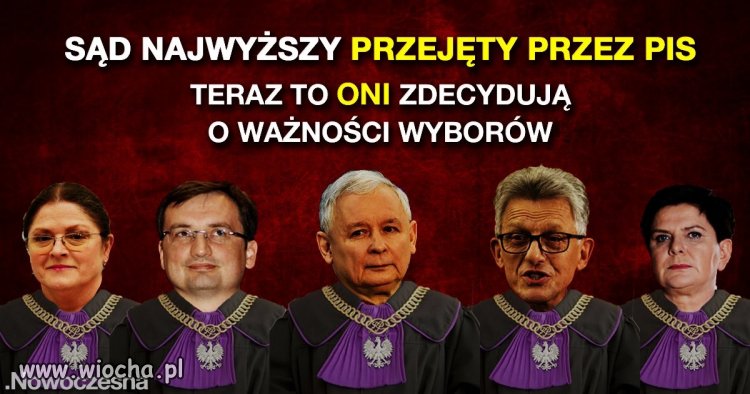 Skład sądu najwyższego po reformie PiS 