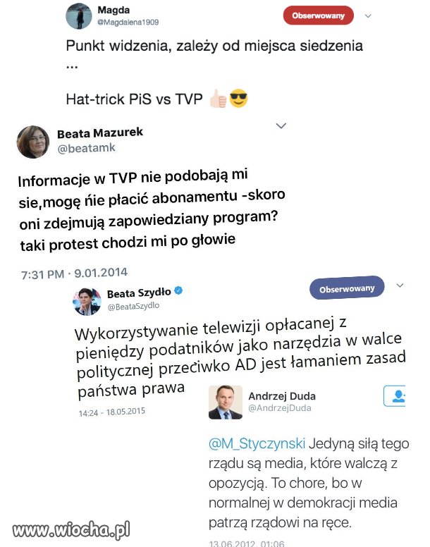 Hat-trick PiS vs TVP