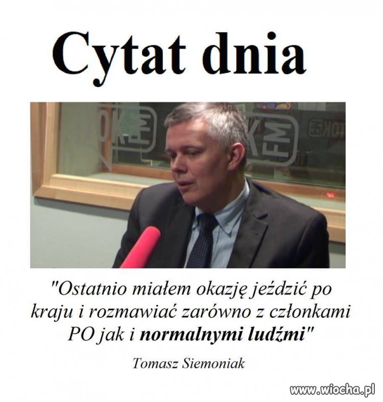  Choć raz Siemoniak zdobył się na szczere wyznanie