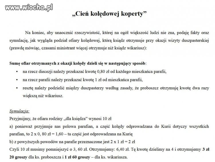 Cień kolędowej koperty