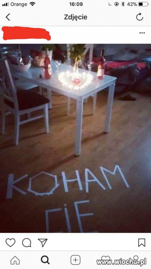 Prawdziwy romantyk „koha” najbardziej 