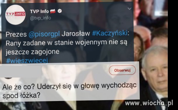Kaczyński: Rany zadane w stanie wojennym nie są jeszcze