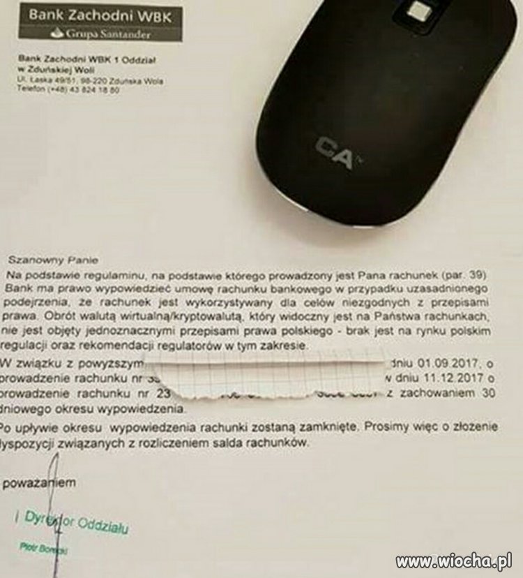 Banki mają ból dupy. Jako pierwszy dał