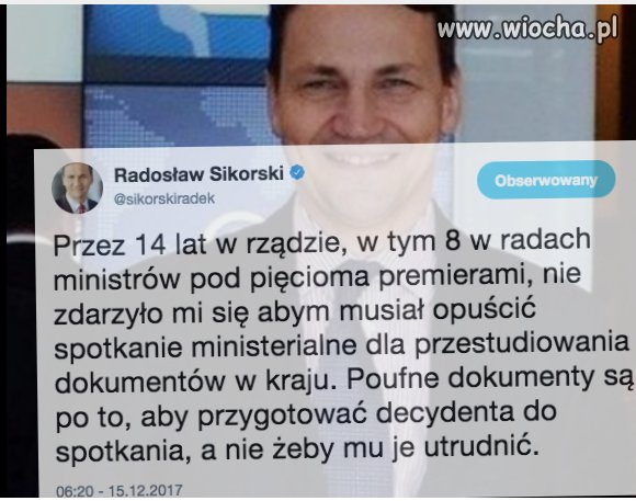 Bardzo krotka smycz Morawieckiego