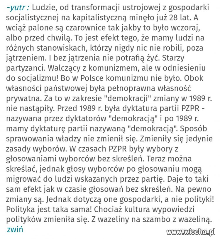 Władza kiedyś, władza dziś. Ustrój vs ustrój