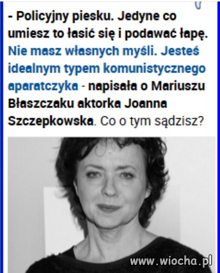 Brawo dla Szczepkowskiej