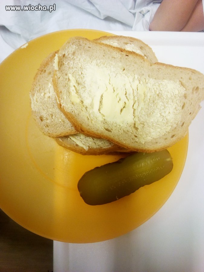 Kolacja w polskim szpitalu