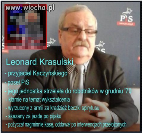 Dlaczego ten pan jest posłem