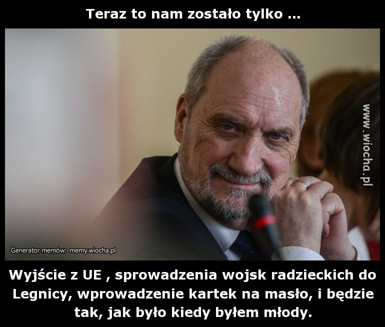 Teraz to nam zostało tylko ...
