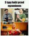 3 typy ludzi przed egzaminem