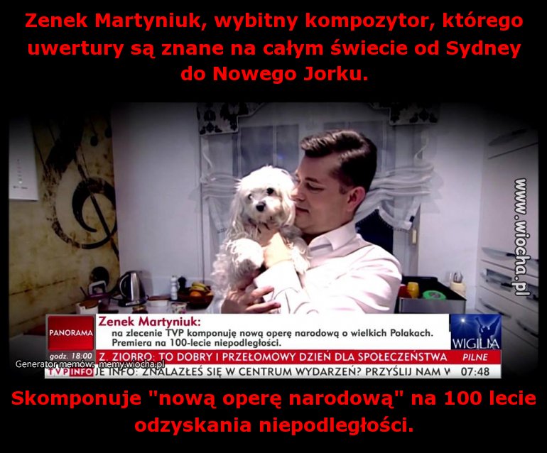 Zenek Martyniuk, wybitny kompozytor, którego