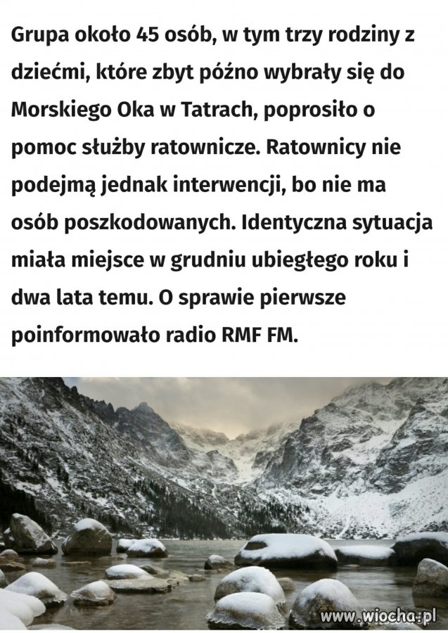 Gdy Janusz z Grażyną w góry pójdą...