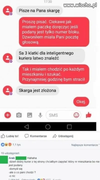 Niedomyślny pan kurier
