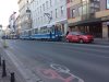 Zaparkował na torach 