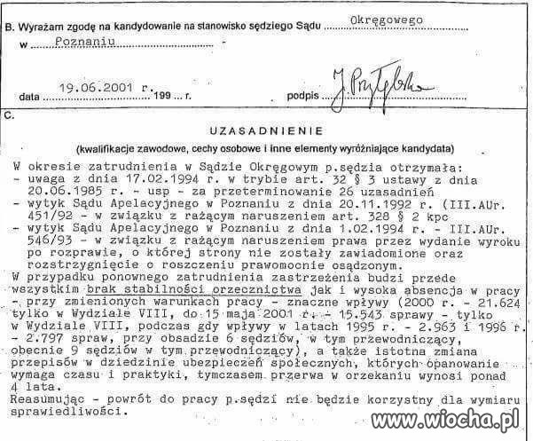 Pani prezes TK  i jej ocena kompetencji 