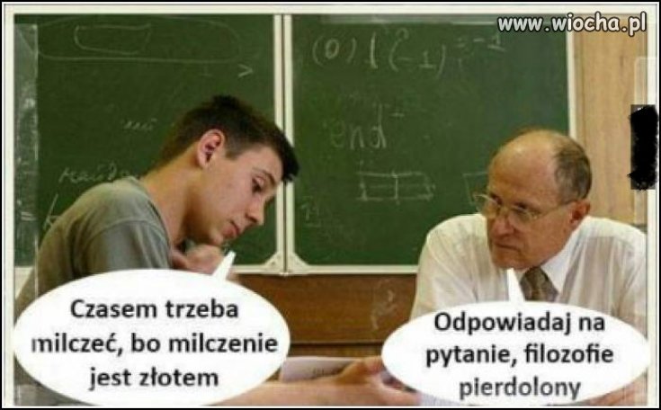 Mądrego, to aż miło posłuchać.