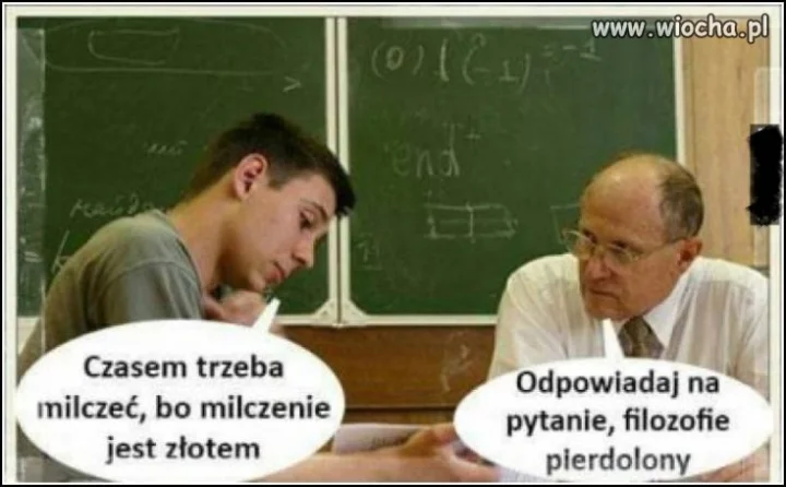 Mądrego, to aż miło posłuchać.